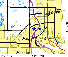 Area around KOGD (Ogden-Hinckley Airport)