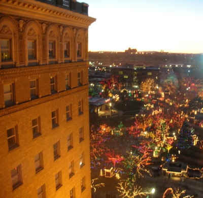 Grandview View of Ogden's Christmas Village